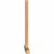 Ekena Millwork Eugene Smooth Timber Gable Bracket, Western Red Cedar, 108"W x 58"H x 3 1/2"D x 3 1/2"F, 13/12 Pitch GBW108X58X0404EUG00SWR - alternate 2